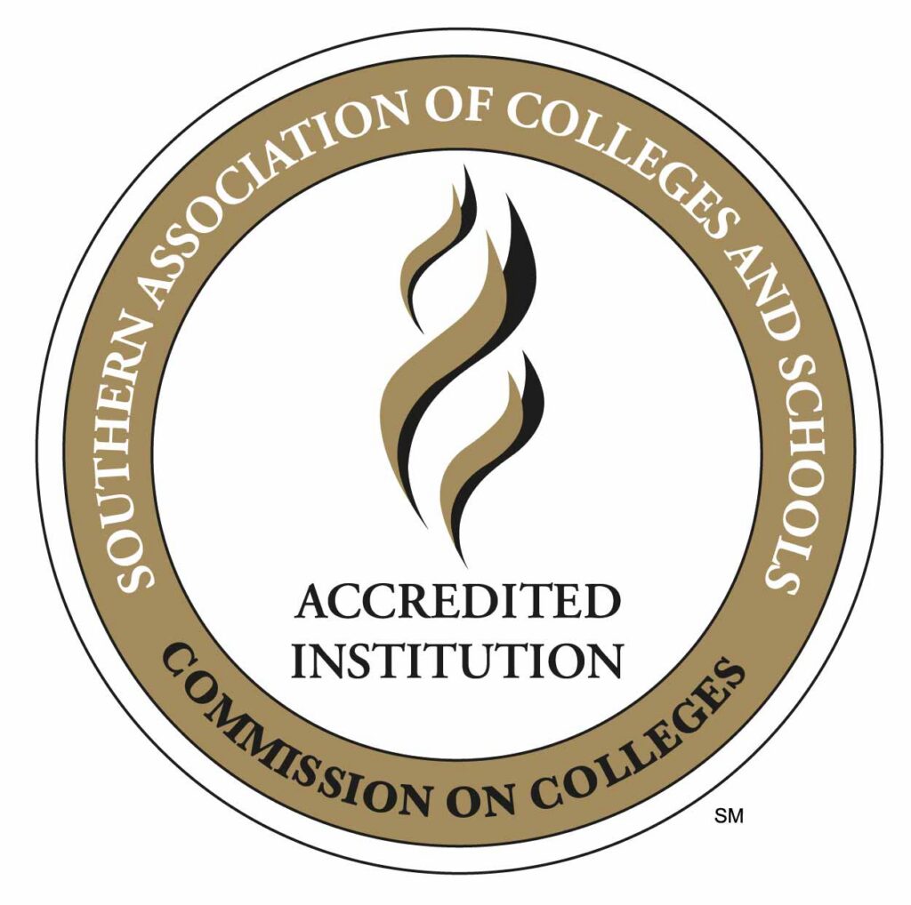 SACSCOC Accredited Institution Stamp