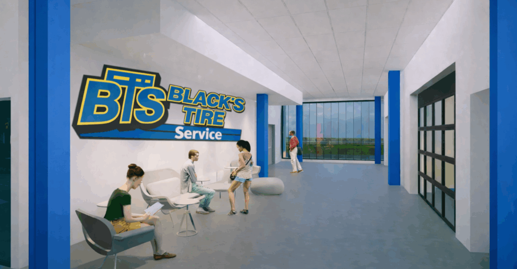 A rendering of the inside of the new Transportation/STEM facility at SCC.